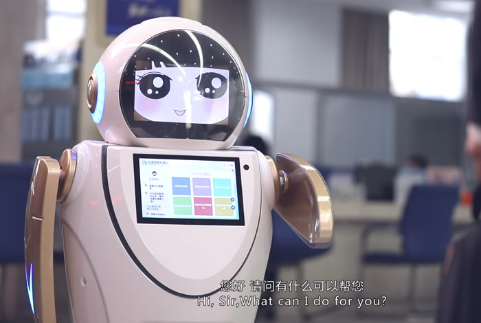 河北迎賓機(jī)器人