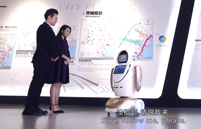 云南迎賓機(jī)器人