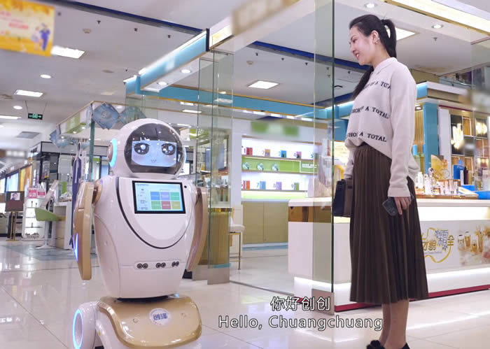 智能迎賓機(jī)器人