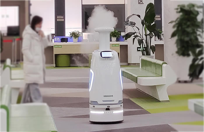 安徽創(chuàng)澤霧化消毒機器人